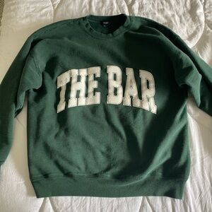 The Bar Sweaters | The Bar Varsity Sweatshirt Size L